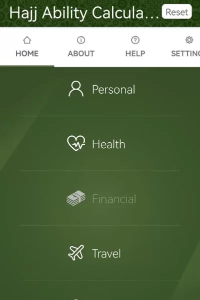 Hajj Ability Calculator
